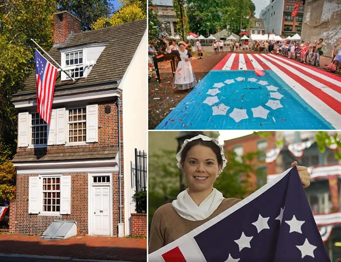 La Casa de Betsy Ross (Betsy Ross House) es una de las atracciones de interés de la ciudad de Filadelfia, Estados Unidos, ya que allí fue donde vivió Betsy Ross (1752-1836) la costurera que según la tradición, cosió la primera bandera estadounidense de trece estrellas, a pedido de George Whashington. 
