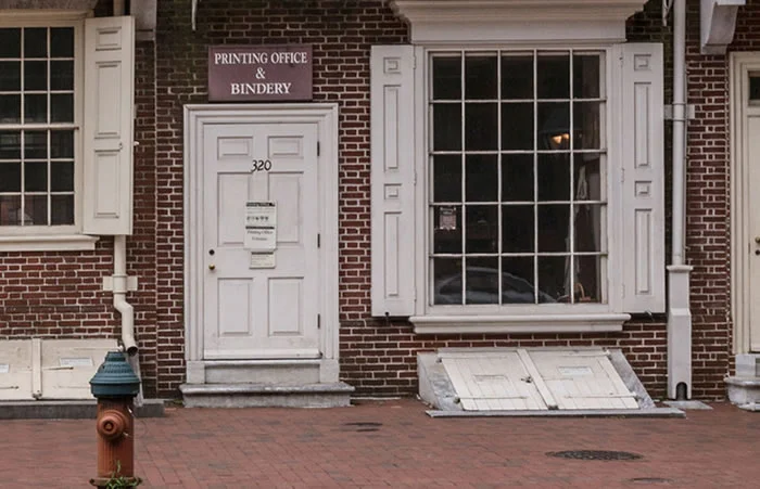 Oficina de Imprenta Museo Benjamin Franklin Philadelphia USA