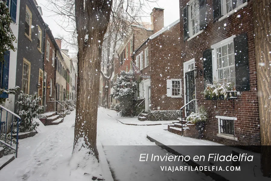 Filadelfia Pensilvania Temperaturas y Clima en Invierno.