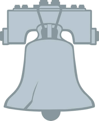 La campana de la Libertad, The Liberty Bell, un símbolo de Filadelfia.